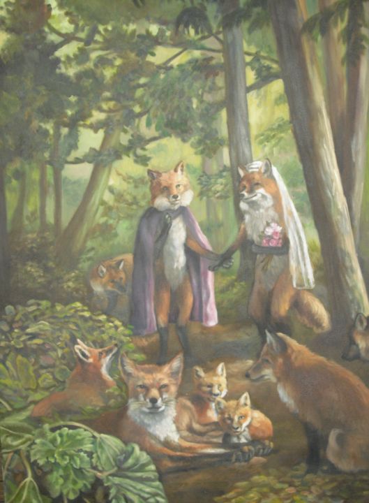 Painting titled "When Sun Shines Thr…" by manrydouglas, Original Art, Oil