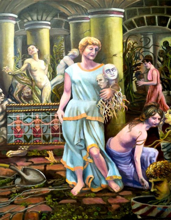 Painting titled ""Untitled"" by manrydouglas, Original Art, Oil