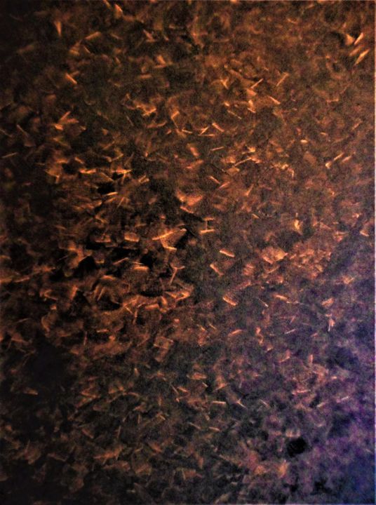 Peinture intitulée "'ATTAQUE E'  2020" par Manuel Santiago, Œuvre d'art originale, Huile Monté sur Châssis en bois