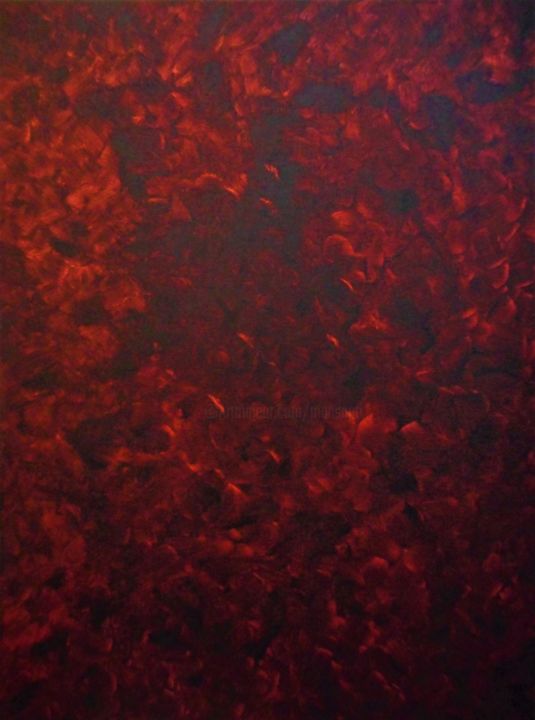 Painting titled "'EL JINETE DEL CABA…" by Manuel Santiago, Original Art, Oil Mounted on Stretcher frame