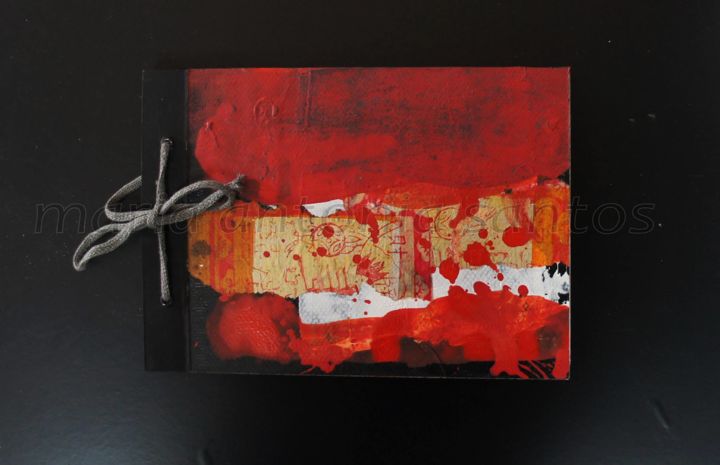 Peinture intitulée "VIAJO COM O SOL MET…" par Maria Antónia Santos, Œuvre d'art originale, Acrylique