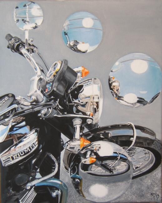 Peinture intitulée "triomphe des bulles" par Manu Surreabulliste, Œuvre d'art originale