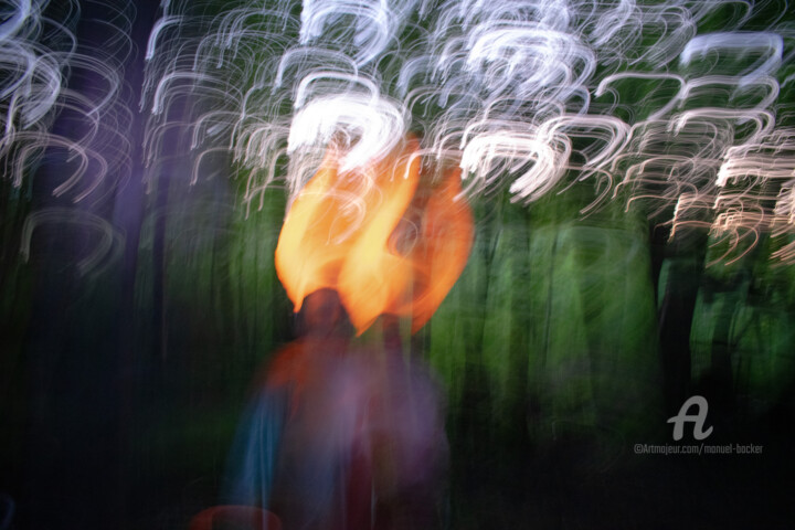 "Shamanic 4" başlıklı Fotoğraf Manuel Backer tarafından, Orijinal sanat, Dijital Fotoğrafçılık