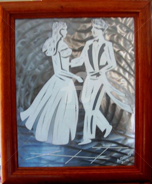 Colagens intitulada "danca-comigo-i.jpg" por Assunção Carreto, Obras de arte originais, Outro
