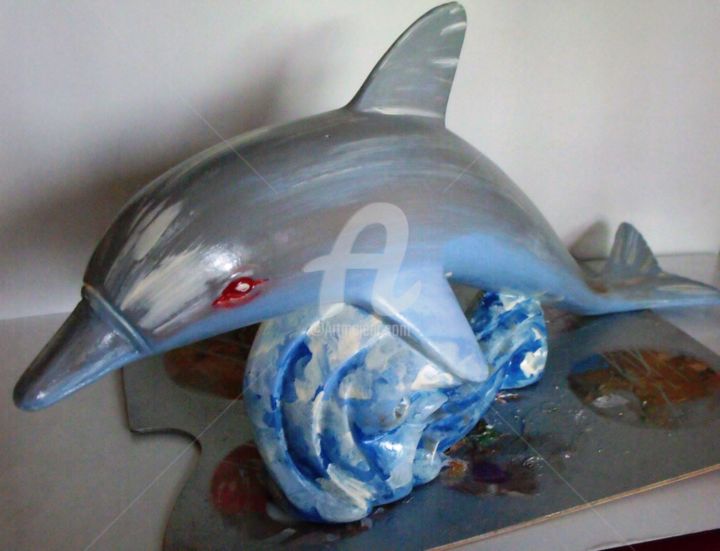 Artesanato intitulada "golfinho-i-2.jpg" por Assunção Carreto, Obras de arte originais