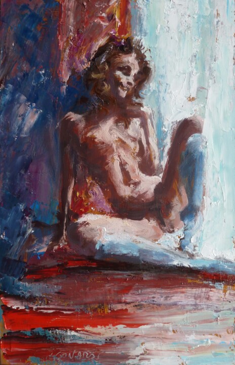 Painting titled "Fauve" by Manuel Leonardi, Original Artwork, Oil