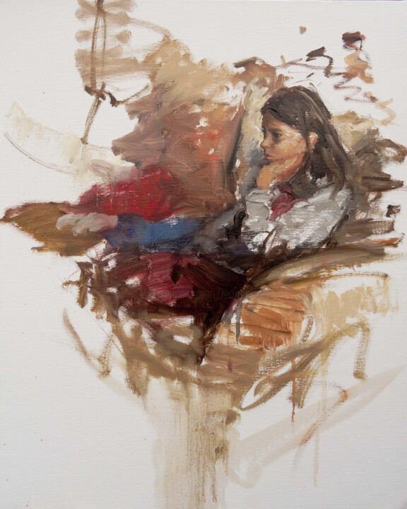 Peinture intitulée "Tara suite" par Manuel Leonardi, Œuvre d'art originale, Huile