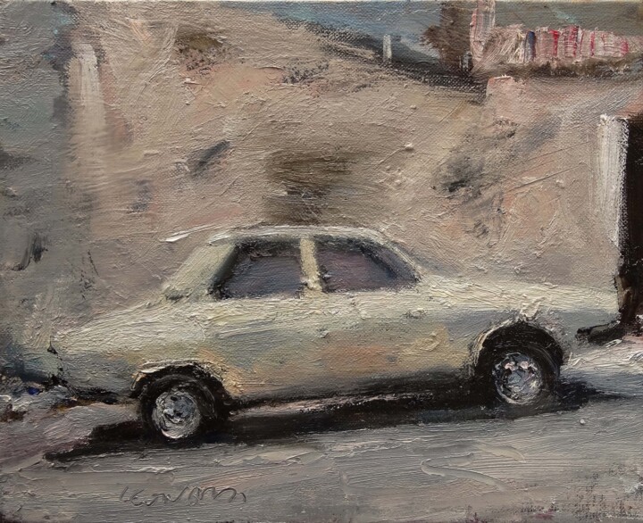 Painting titled "Renault 12 nov 16" by Manuel Leonardi, Original Artwork, Oil