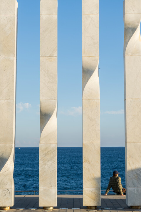 Fotografía titulada "Columnas" por Manuel Sáez, Obra de arte original, Fotografía digital