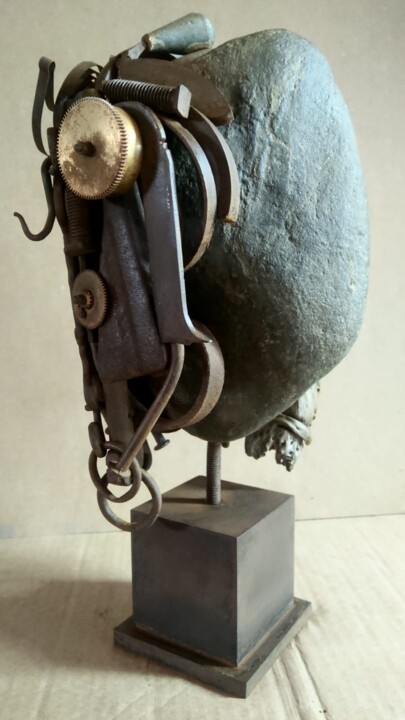 Sculpture intitulée "Cap2" par Manuel Solà, Œuvre d'art originale, Métaux