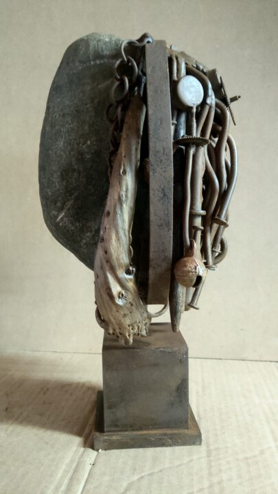 Sculpture intitulée "Cap4" par Manuel Solà, Œuvre d'art originale, Métaux