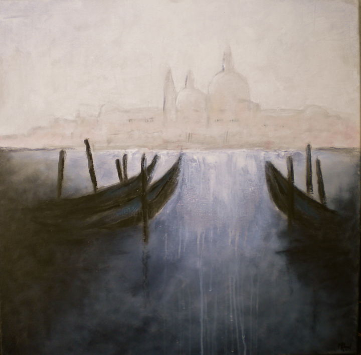 Painting titled "Venezia" by Manuela Limacher, Original Artwork, Acrylic