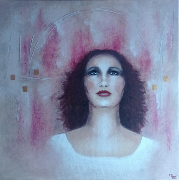 Painting titled "Magdalena" by Manuela Limacher, Original Artwork, Acrylic