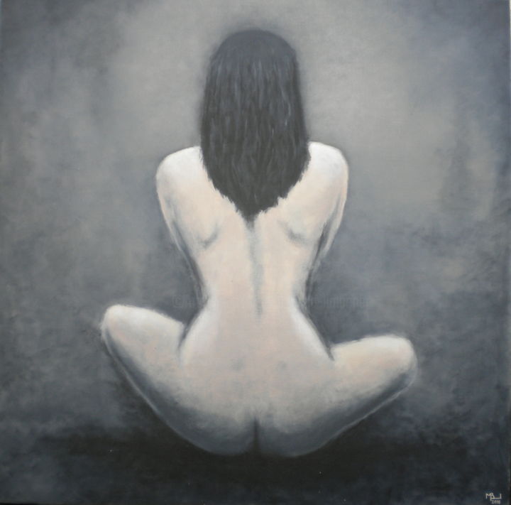 Malerei mit dem Titel "Méditation" von Manuela Limacher, Original-Kunstwerk, Acryl