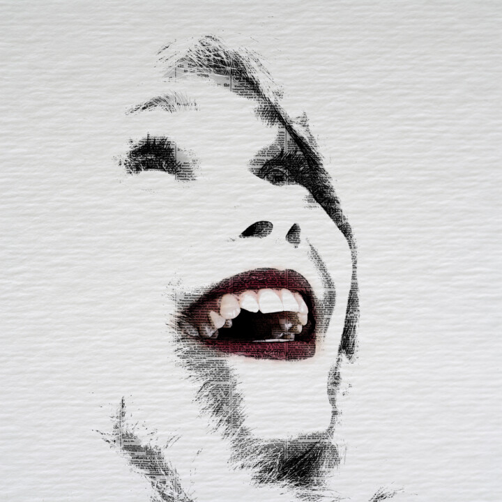 Digitale Kunst mit dem Titel "smile.jpg" von Manueldoliveira, Original-Kunstwerk, Fotomontage