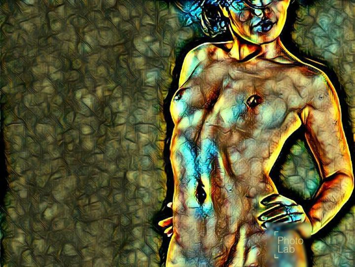 Photographie intitulée "Très belle femme nue" par Florence Castelli  Flofloyd, Œuvre d'art originale