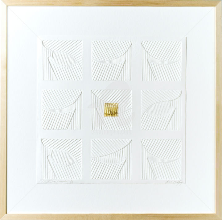 "Point suspendu" başlıklı Baskıresim Mapie Belgary tarafından, Orijinal sanat, Kâğıt Karton üzerine monte edilmiş