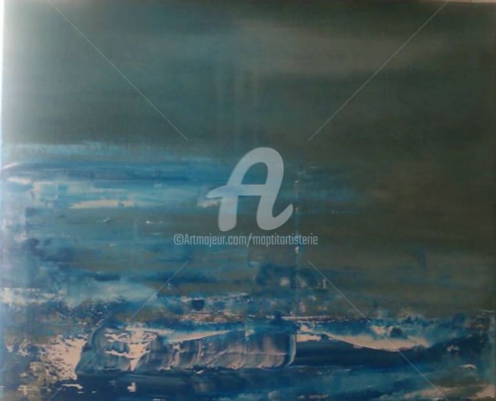 Peinture intitulée "Innumerable Sky" par Map'Titartisterie, Œuvre d'art originale, Acrylique