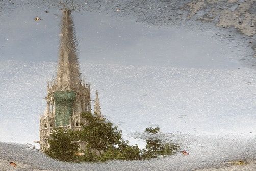 Fotografia intitolato "BUDAPEST Cathédrale…" da André Maquestiau, Opera d'arte originale