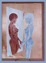 Pintura intitulada "La double Inconstan…" por André Maquestiau, Obras de arte originais, Óleo