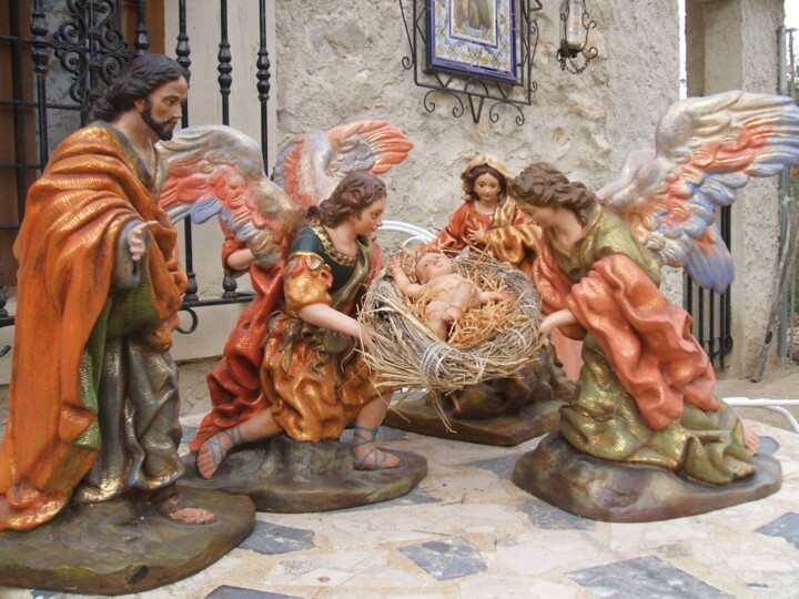 Sculpture titled "NACIMIENTO BARROCO" by Mar Blazquez, Original Artwork, Clay