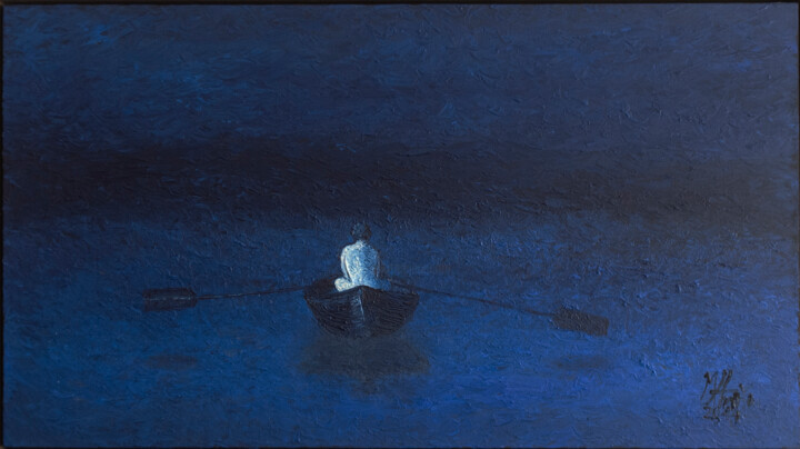 Pittura intitolato "Endless space" da Mara, Opera d'arte originale, Acrilico