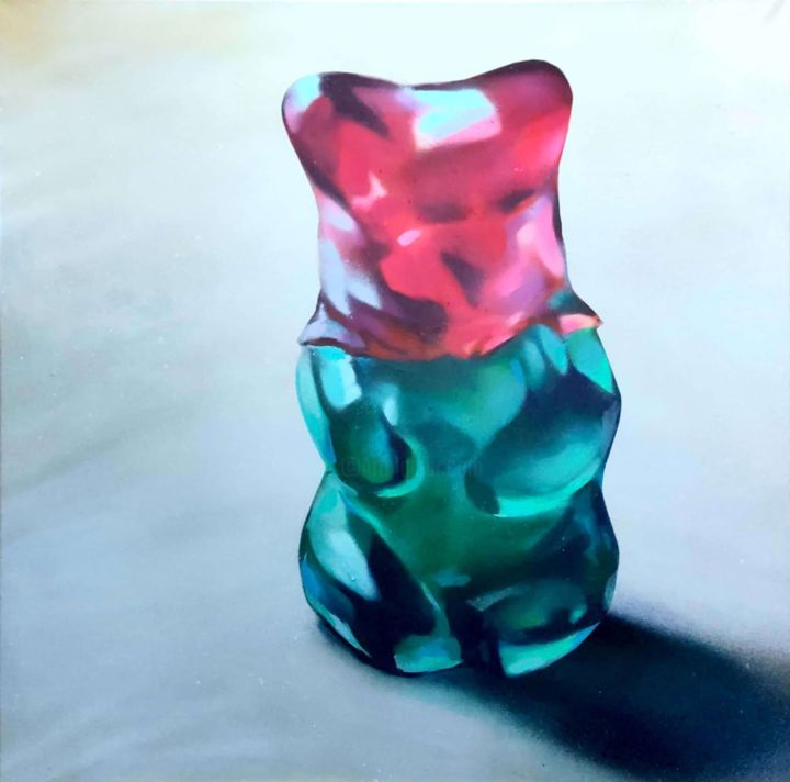 Картина под названием "Try it my sweet" - Marat Abishev, Подлинное произведение искусства, Рисунок распылителем краски