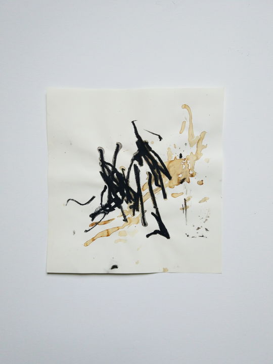 Peinture intitulée "Small poem #1" par Maxence Ravelomanantsoa, Œuvre d'art originale, Pastel