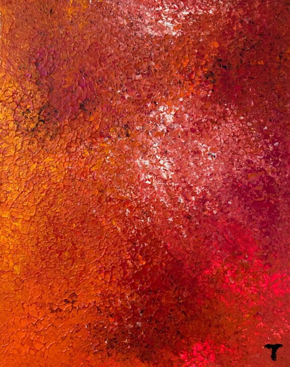 Картина под названием "Harmonie rosée" - Marc-André Turgeon, Подлинное произведение искусства, Акрил