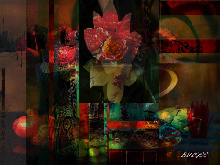 Digital Arts titled "From Juan Gris to B…" by Marc Bulyss, Original Artwork, Digital Painting
