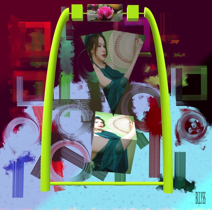 Цифровое искусство под названием "Women The Emperor's…" - Marc Bulyss, Подлинное произведение искусства, 3D моделирование
