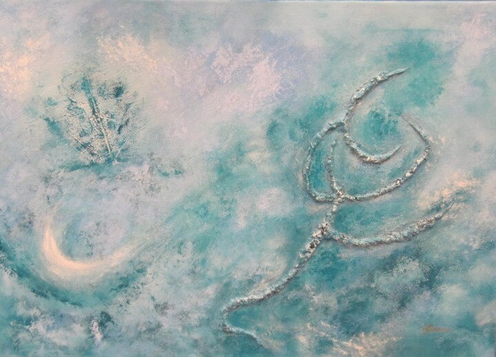 Pintura titulada "oceanique.jpg" por Marc Lasserre, Obra de arte original