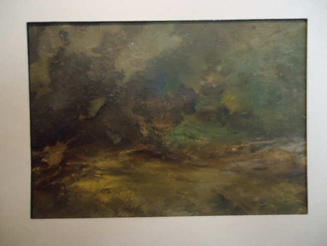 Painting titled "paysage" by Marc Le Rude, Original Artwork