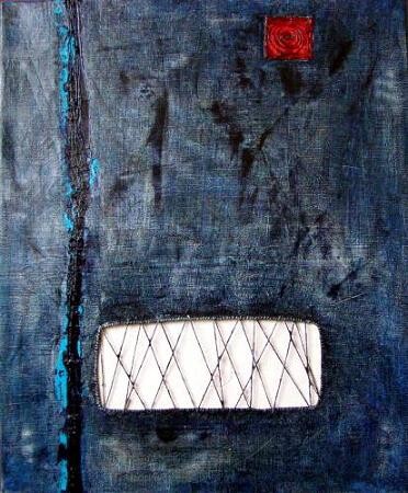 Peinture intitulée "Le jean des halles" par Marc Paluch, Œuvre d'art originale, Huile
