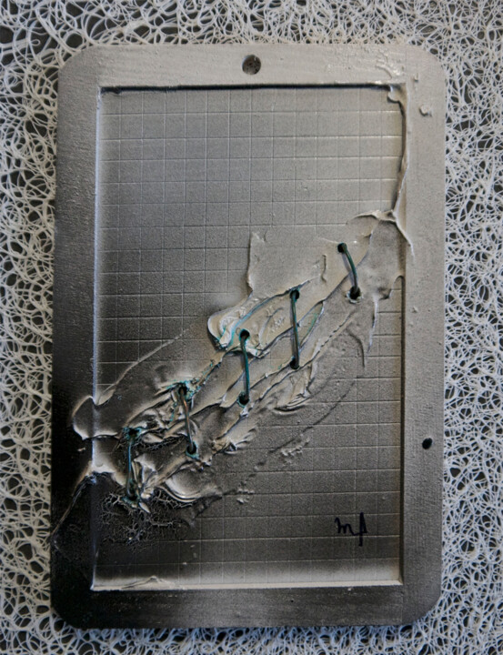 Sculpture intitulée "ardoise.jpg" par Marc Taupin, Œuvre d'art originale, Techniques mixtes