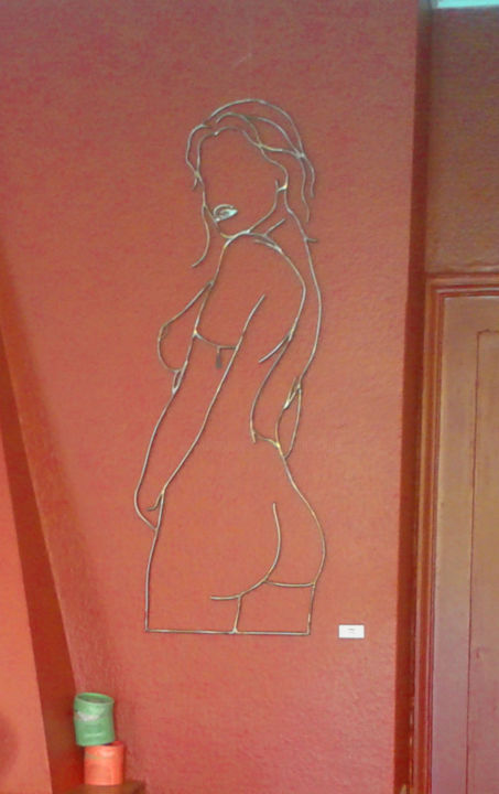 Escultura titulada "Anaïs" por Marc Terrade, Obra de arte original, Metales
