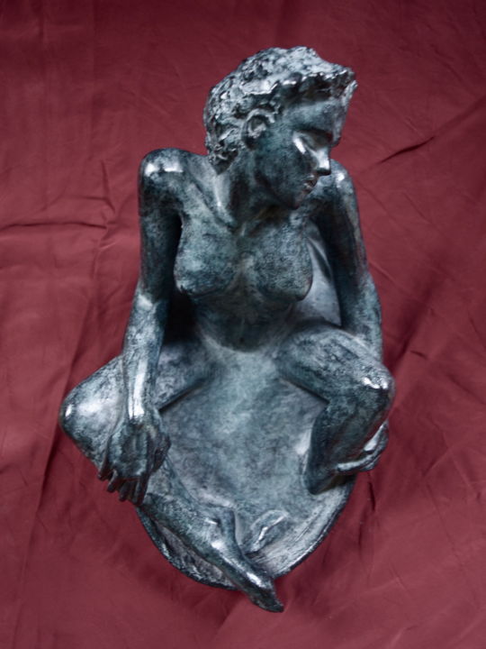 Sculptuur getiteld "bain de minuit" door Marc De Lassus Saint-Geniès, Origineel Kunstwerk