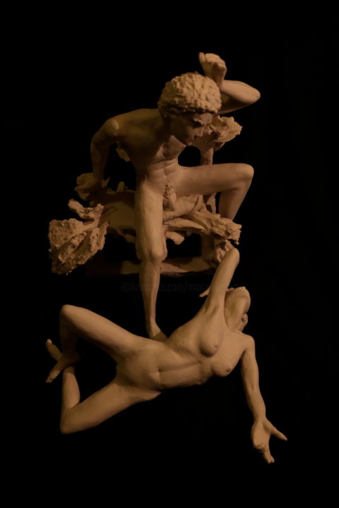 Sculpture intitulée "antique scène" par Marc De Lassus Saint-Geniès, Œuvre d'art originale