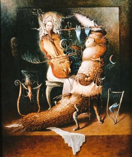 Painting titled "SYMPHONY 1" by Peter Marcek, Original Artwork