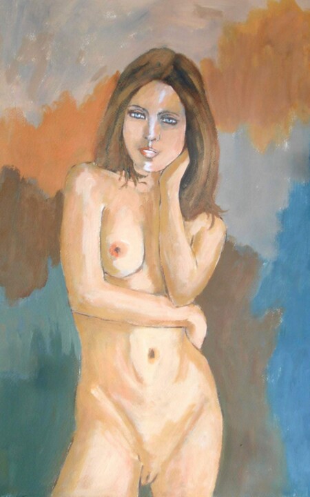 Peinture intitulée "MALY - SENSUELLE" par Marcel Clerc, Œuvre d'art originale, Acrylique