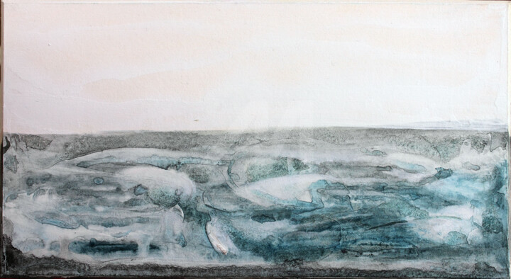 Peinture intitulée "Mar 4271" par Marcela Jardón, Œuvre d'art originale, Encre