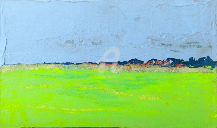 Pittura intitolato "Landscape 39066" da Marcela Jardón, Opera d'arte originale, Acrilico