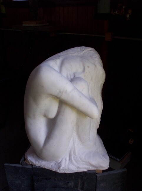 Skulptur mit dem Titel "Elisa" von Marcelin Fortin, Original-Kunstwerk