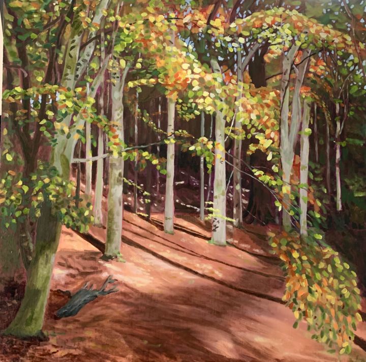 Pintura intitulada "Barnett Demesne" por Marcella Marais, Obras de arte originais, Óleo