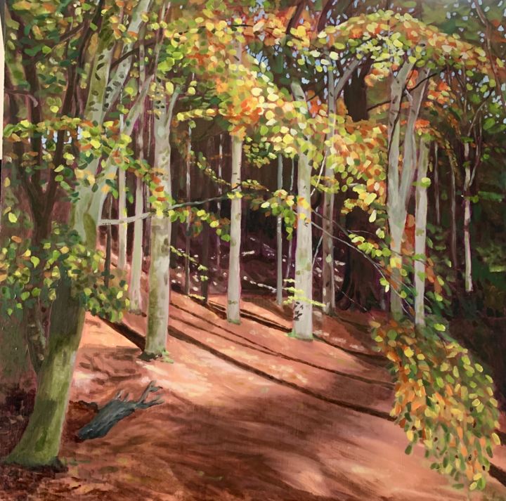 Peinture intitulée "Barnett Demesne" par Marcella Marais, Œuvre d'art originale, Huile