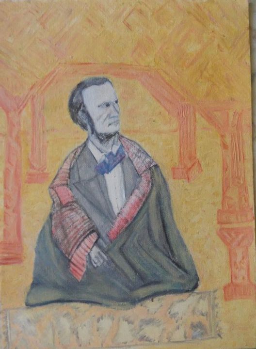 Pittura intitolato "Wagner non ha mai p…" da Marcello, Opera d'arte originale,