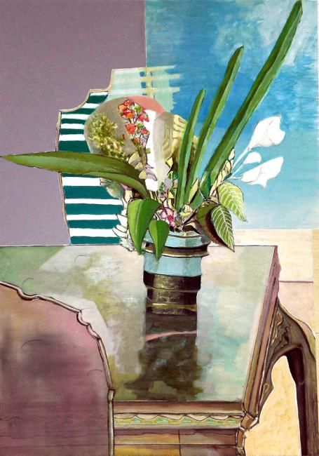 Pittura intitolato "fiori ad Aix en P." da Marcello Picardi, Opera d'arte originale,