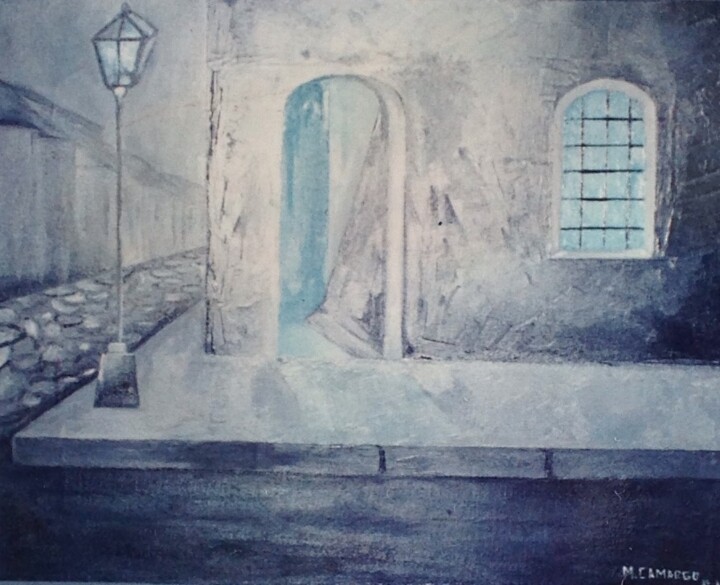 Pintura titulada "Convite ao interior" por Marcelo Camargo, Obra de arte original, Oleo
