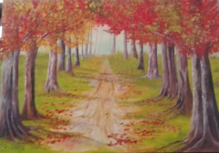 Painting titled "Caminho" by Marcelo Camargo, Original Artwork