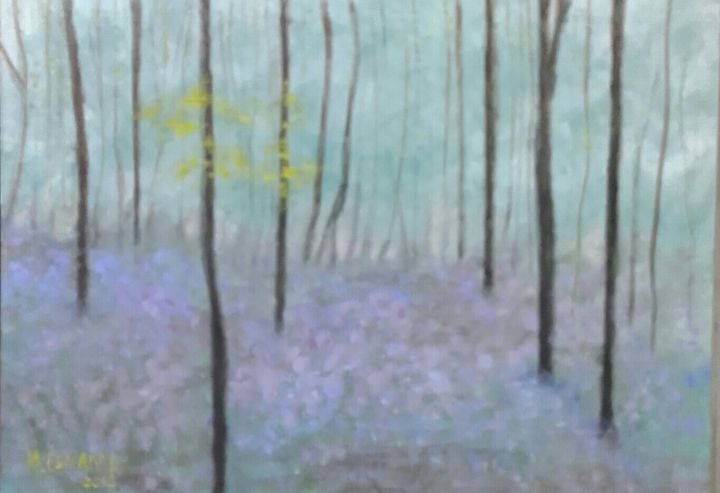 Pintura intitulada "Floresta" por Marcelo Camargo, Obras de arte originais, Óleo